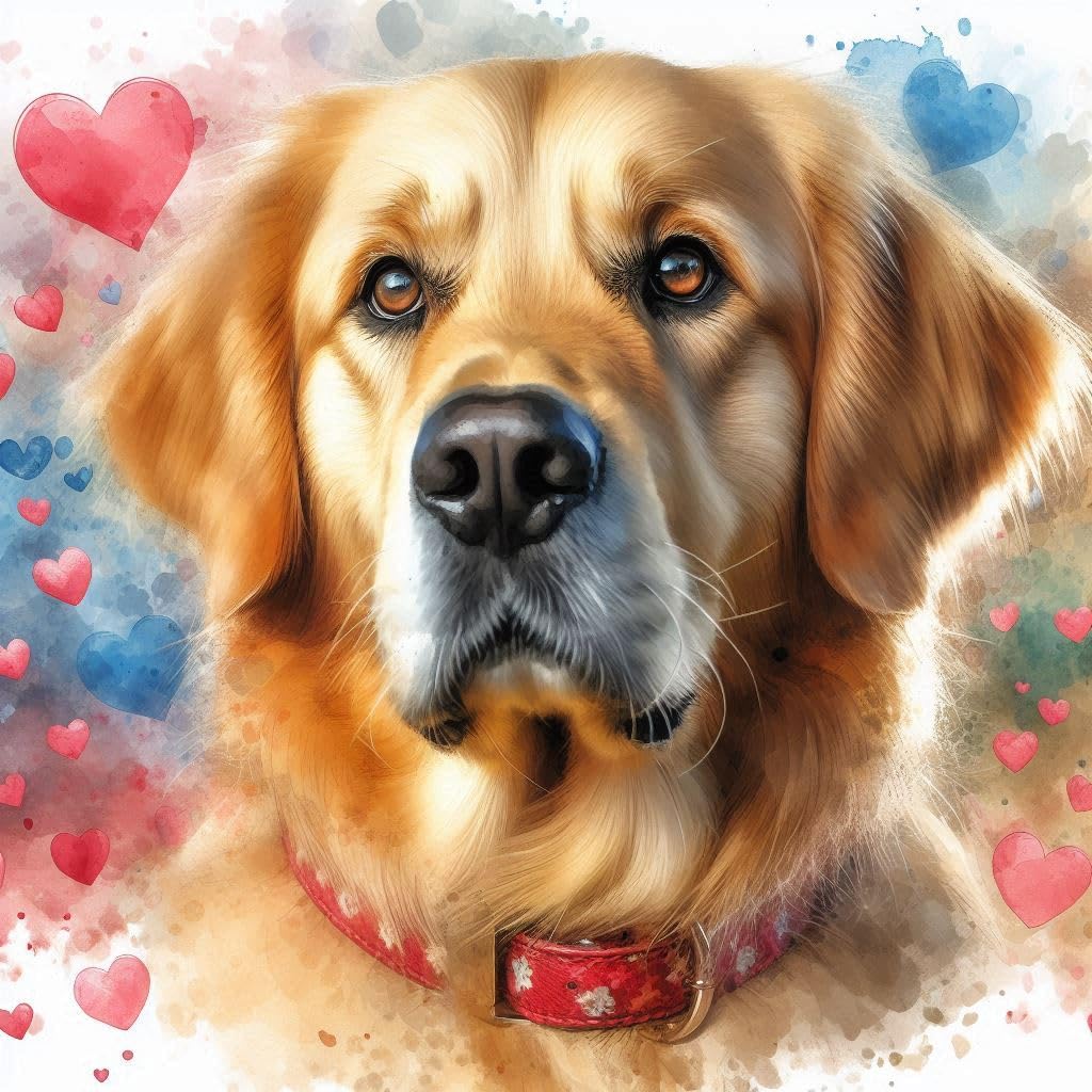 Dog Valentine Card