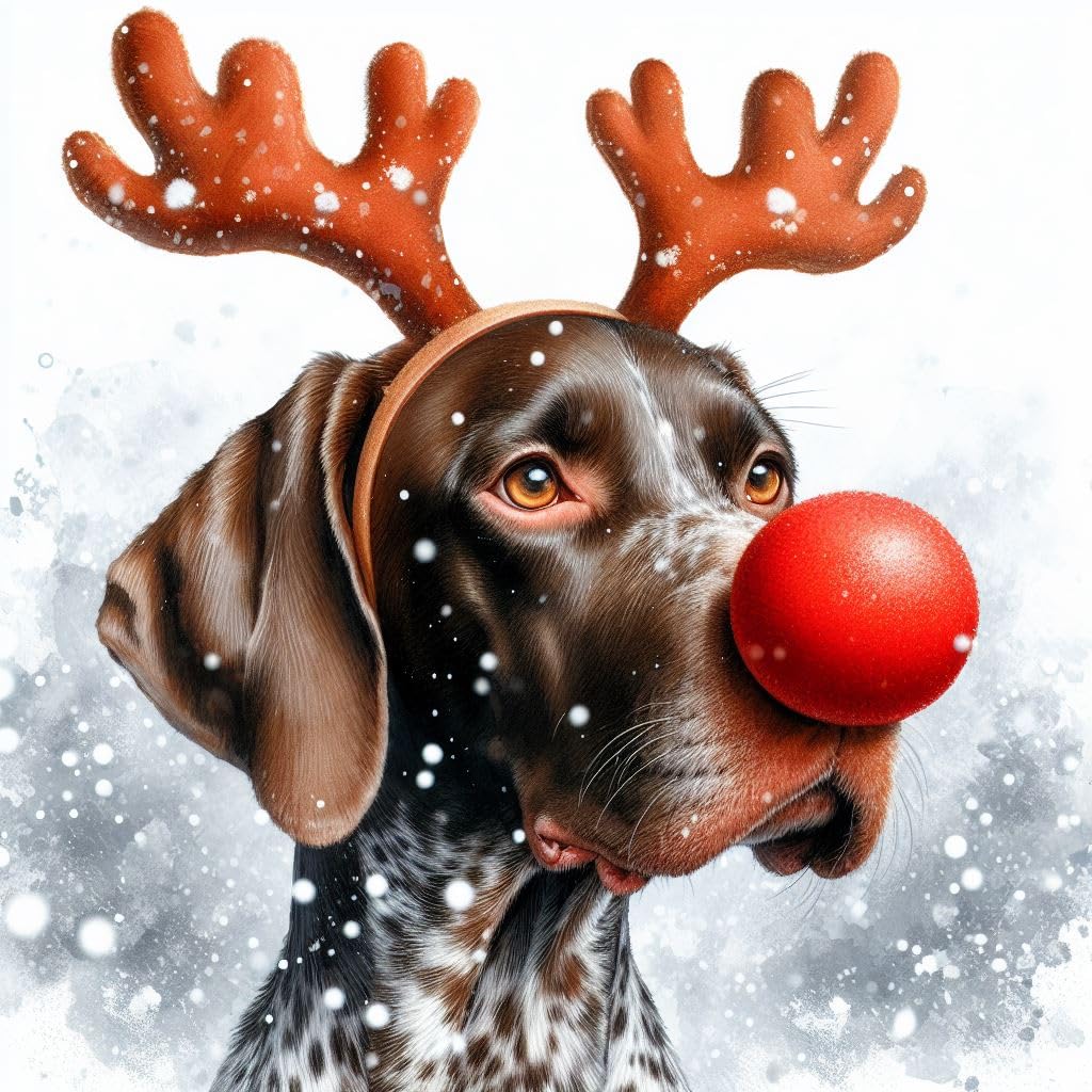 German Pointer Christmas Card Packs