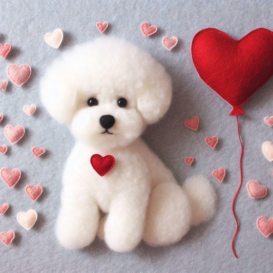 Dog Felt Card