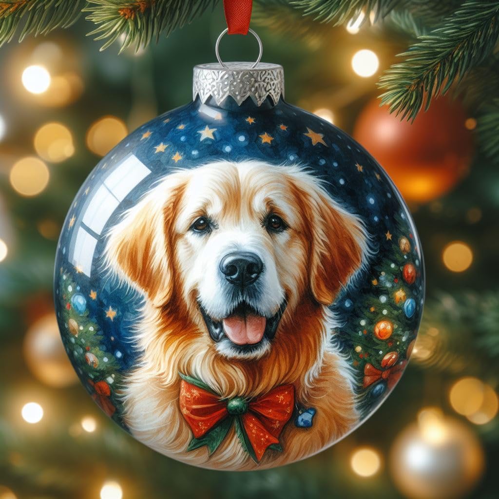 Golden Retriever Christmas Card