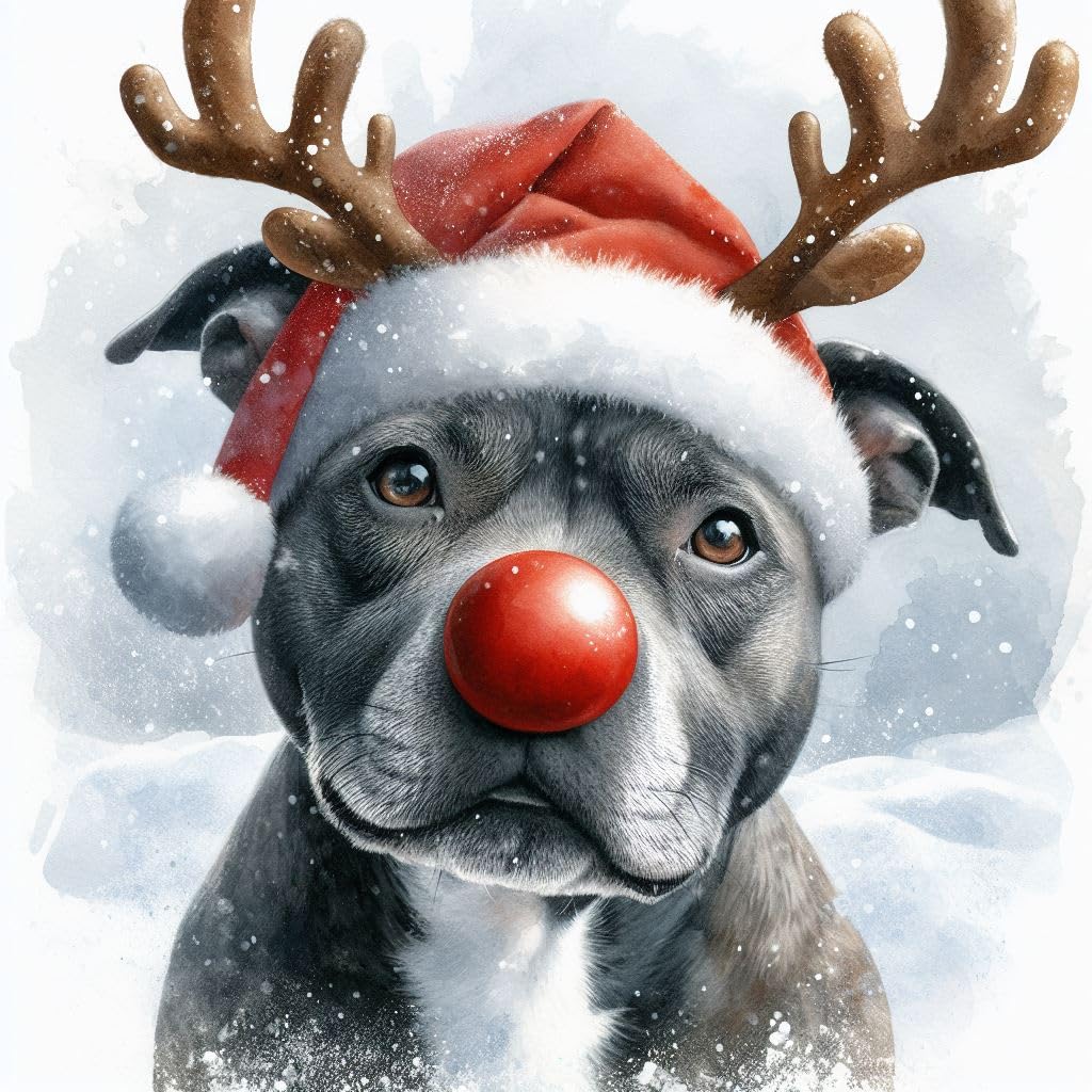 Staffie Christmas Cards