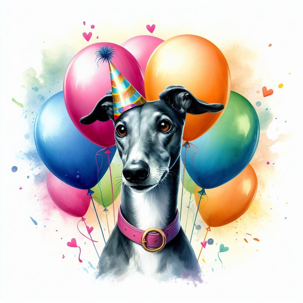 Greyhound Greeting Card