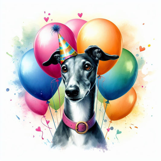 Greyhound Greeting Card