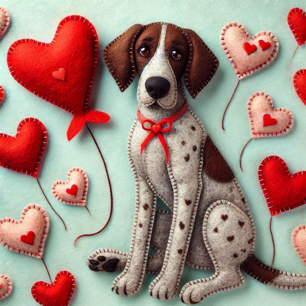 Germa Pointer Felt Card