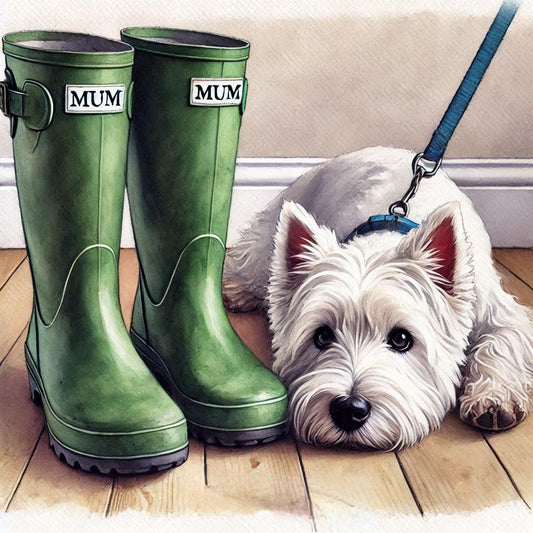 West Highland Terrier Mothers Day Card
