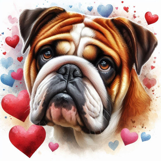 Bulldog Greeting Card