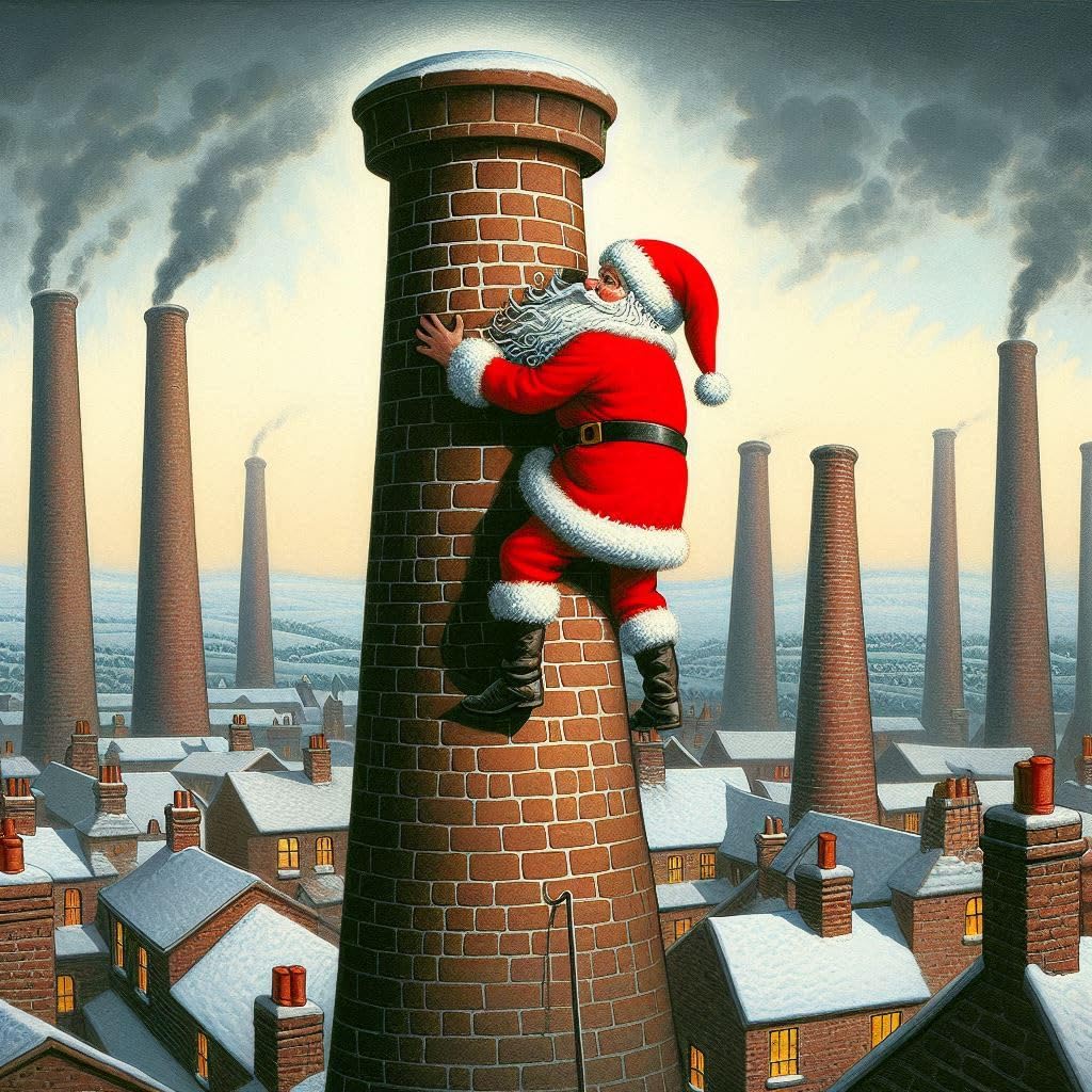 The Wrong Chimney Christmas Card