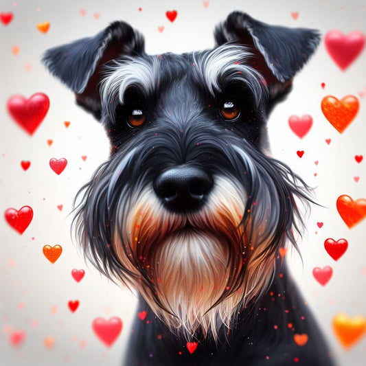 Schnauzer Blank Card
