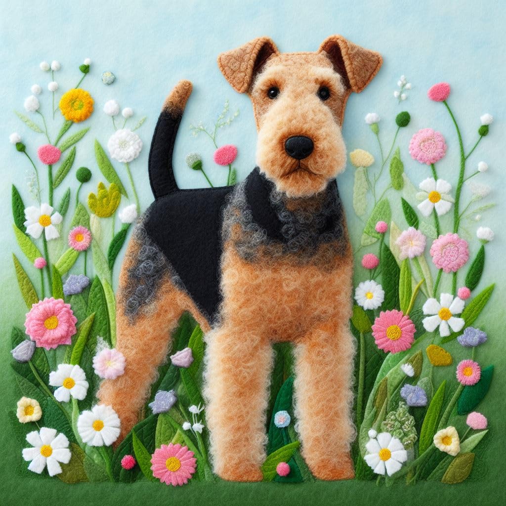 Airedale Terrier Greeting Card