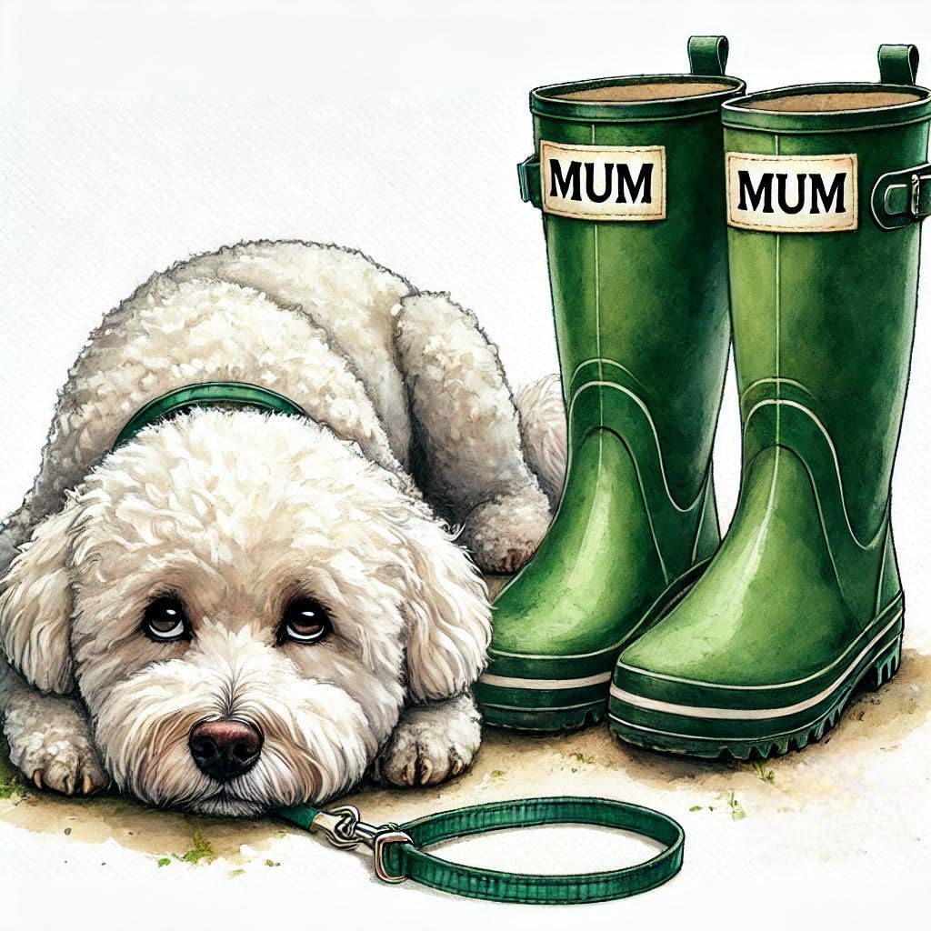 Bichon Frise Mum Birthday Card