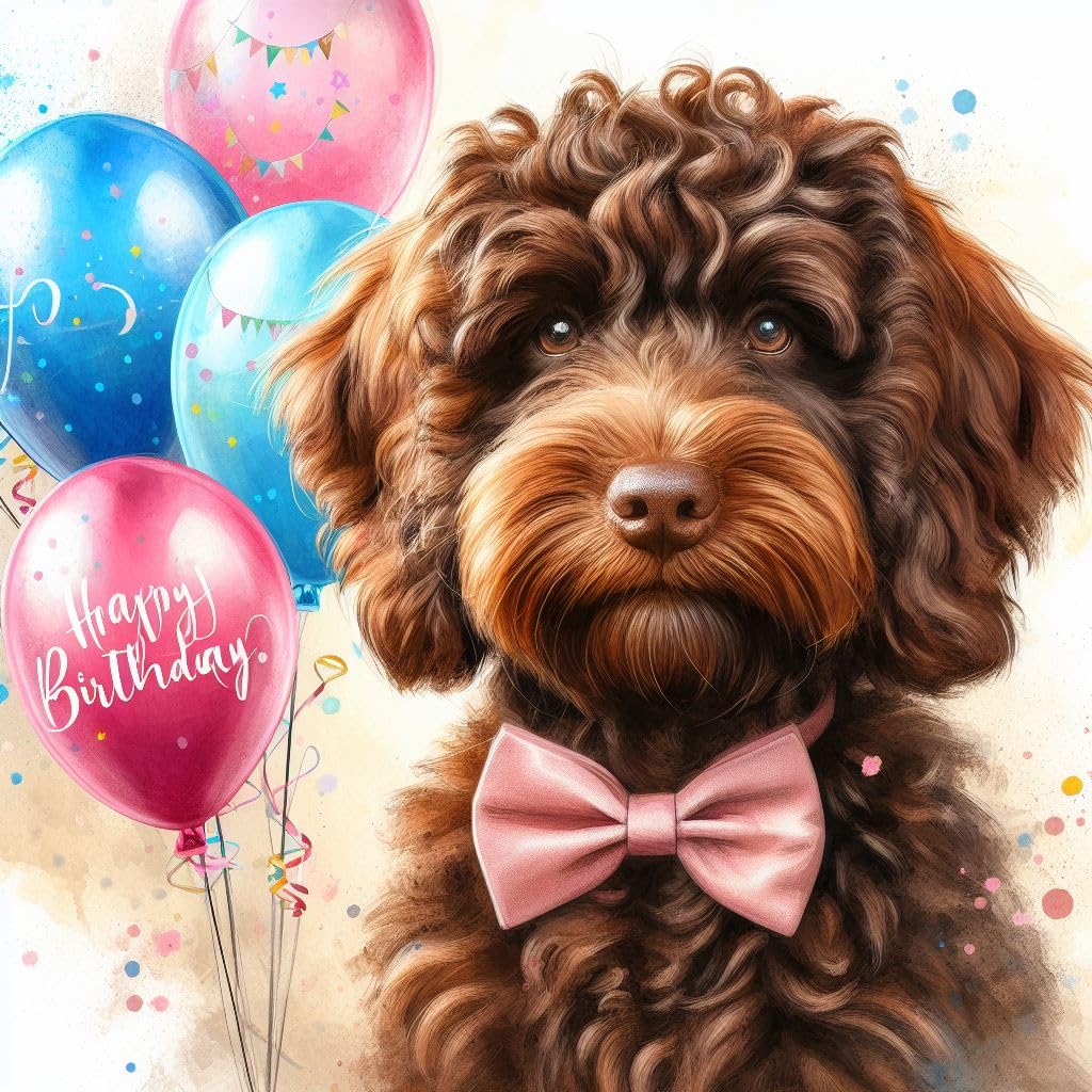Cockapo Greeting Card