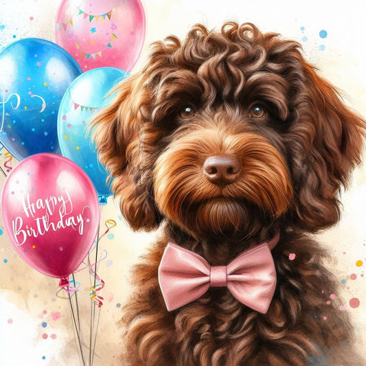 Cockapo Greeting Card