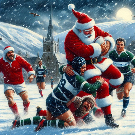 Rugby Christmas Card
