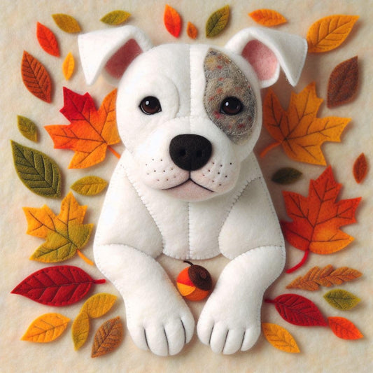 Staffy Greeting Card