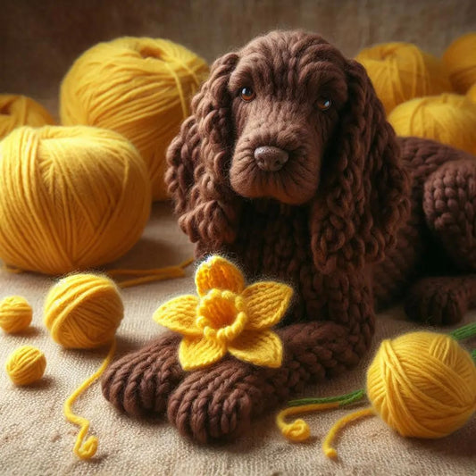 Cocker Spaniel Daffodil Card