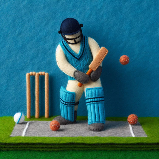 Cricket Player Birthday Card