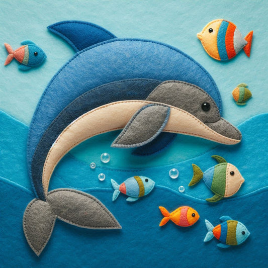 Dolphin Birthday Card