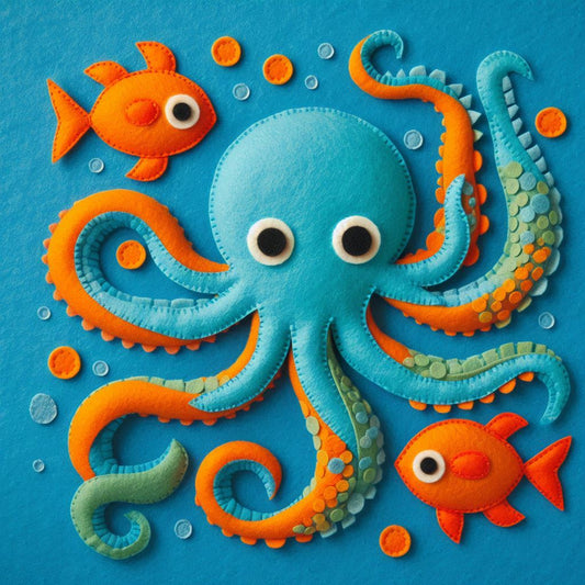 Octopus Birthday Card