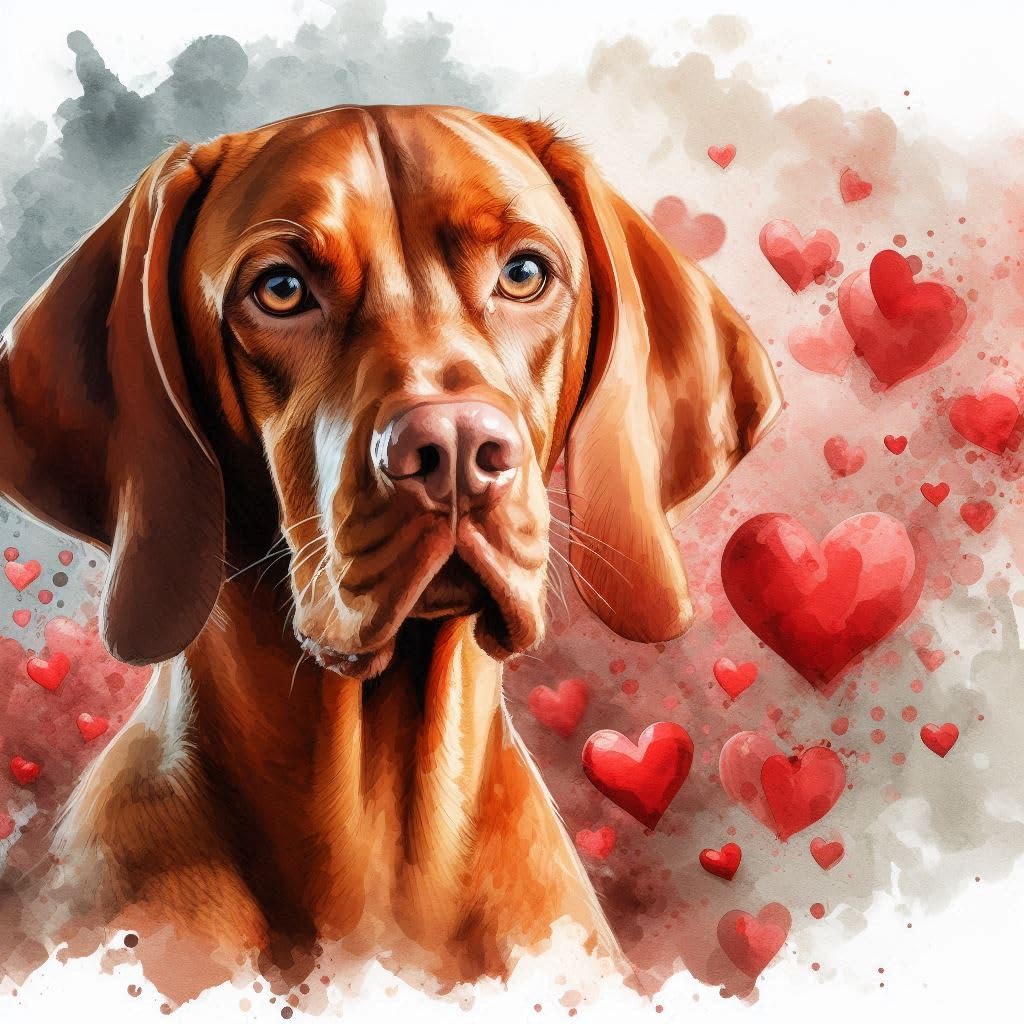 Vizsla Greeting Card