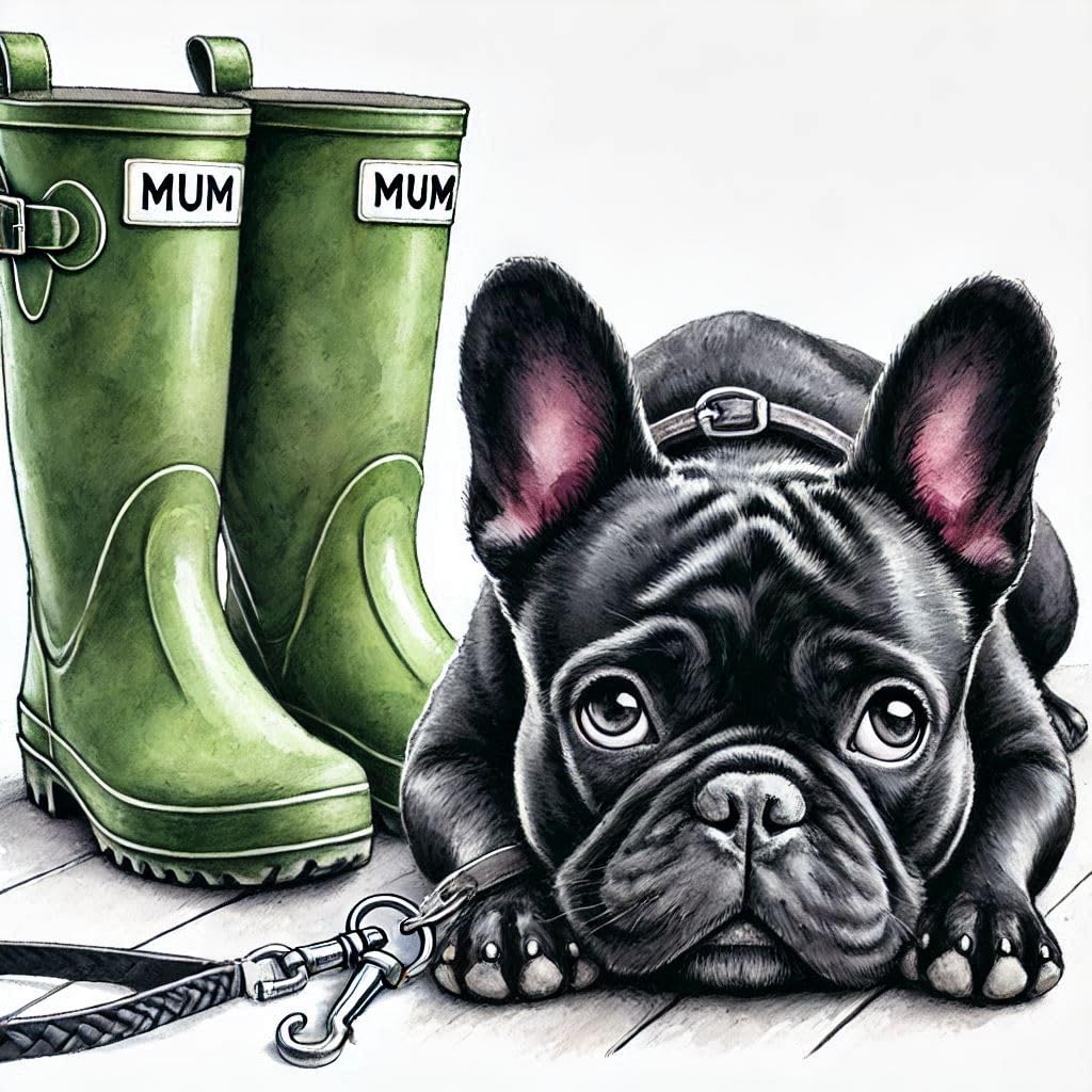 French Bulldog Mothering Sunday Card