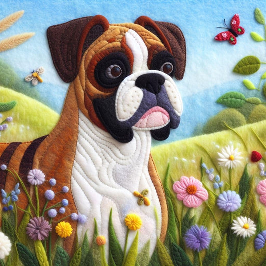 Boxer Greeting Card