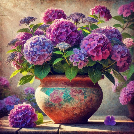 Hydrangea Blank Card