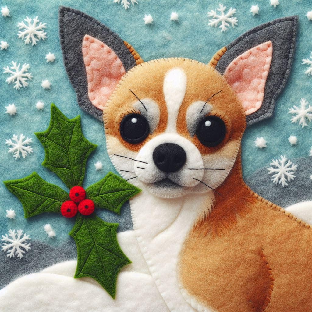 Chihuahua Christmas Card
