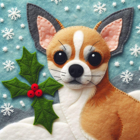 Chihuahua Christmas Card