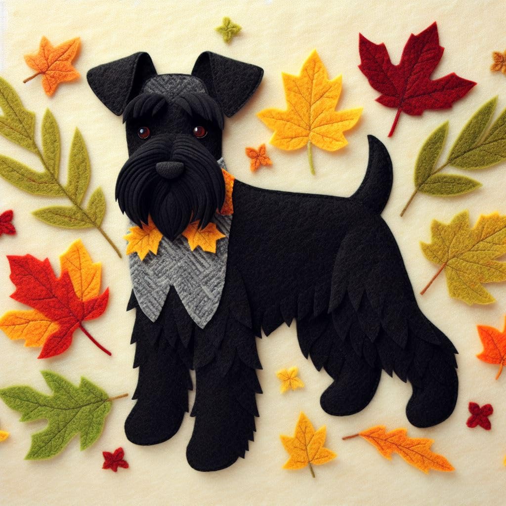 Schnauzer Greeting Card