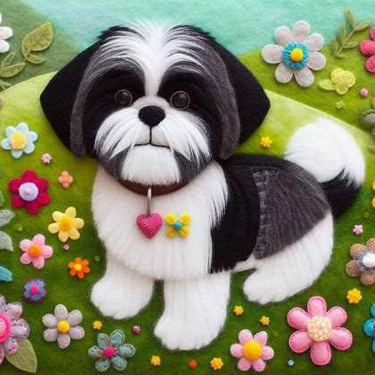 Shih Tzu Greeting Card