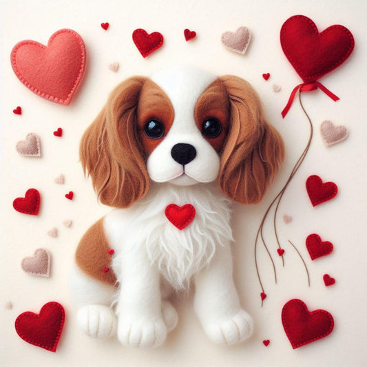Cavalier Felt Card