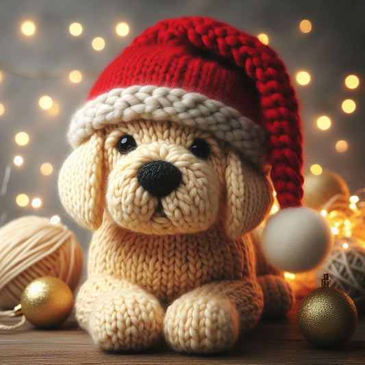 Yellow Labrador Christmas Card