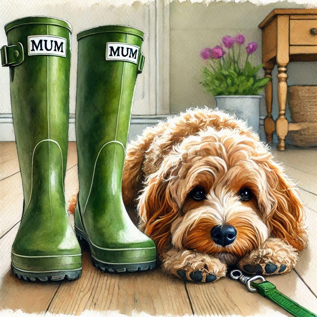 Cockapoo Mothering Sunday Card