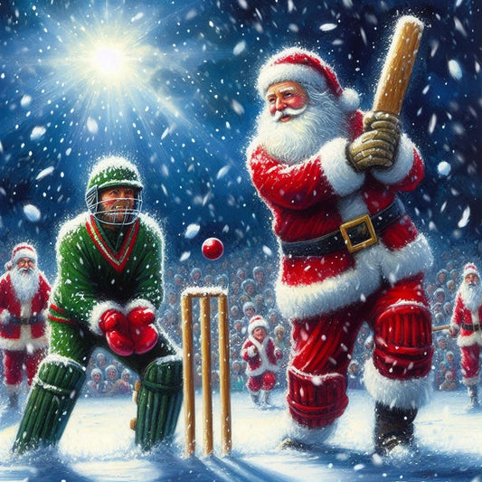 Cricket Christmas Card