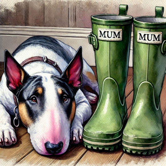 Bull Terrier Mum Birthday Card