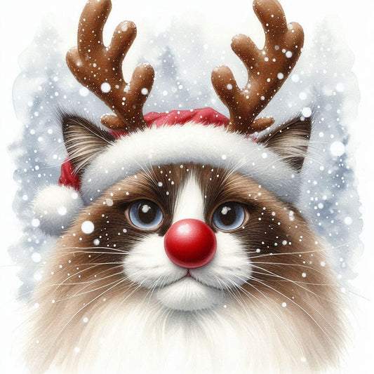 Ragdoll Cat Christmas Cards