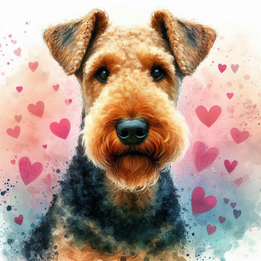 Airedale Terrier Blank Card