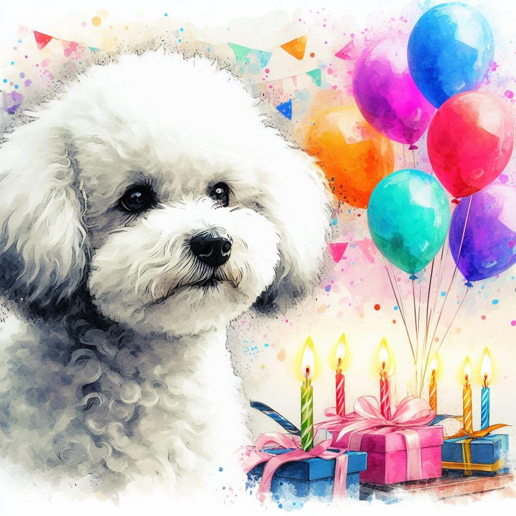 Bichon Greeting Card
