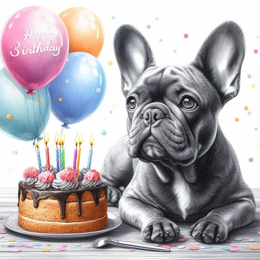 French Bulldog Greeting Card