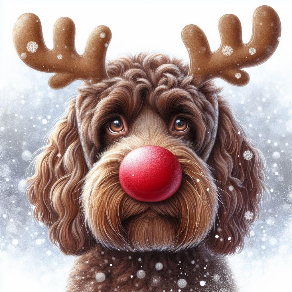 Pack of Cockapoo Christmas Cards