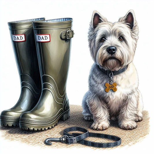 Westie Dad Birthday Card