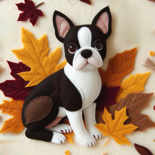 Boston Terrier Greeting Card