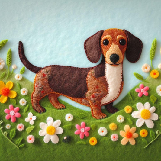 Dachshund Greeting Card