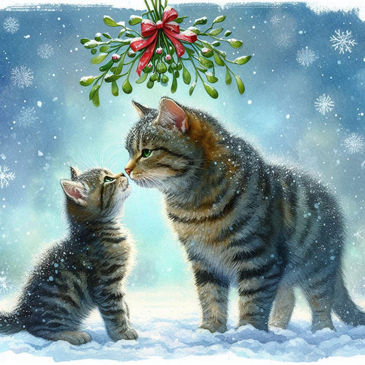 Cat Mother and Kitten Cards