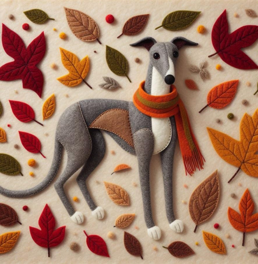 Greyhound Greeting Card