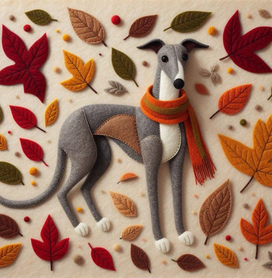 Greyhound Greeting Card