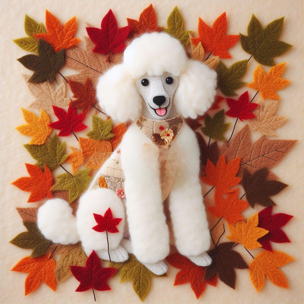 Poodle Greeting Card