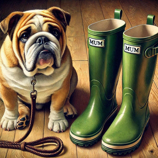 Bulldog Mothering Sunday Card