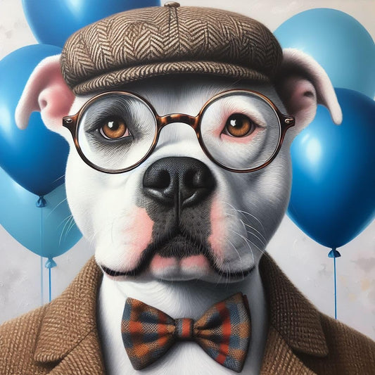 Staffie Birthday Card