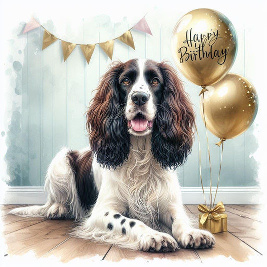 Springer Spaniel Greeting Card